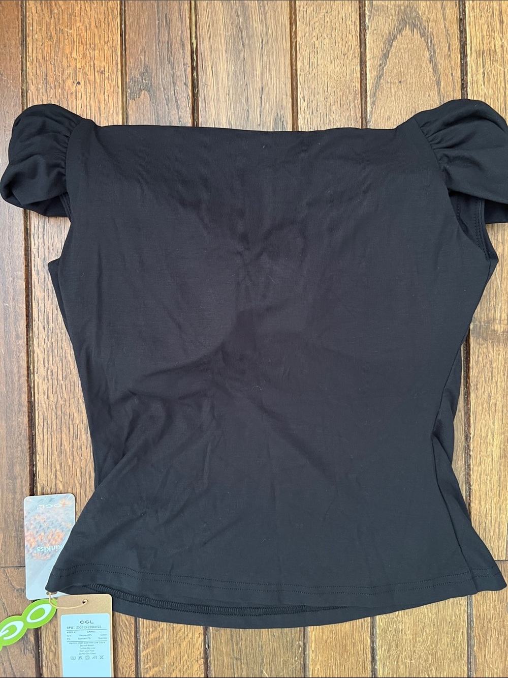 OGL Black Multi Way Versatile Necklines Brami Built In Bra Top Size Medium NWT - Picture 5 of 6